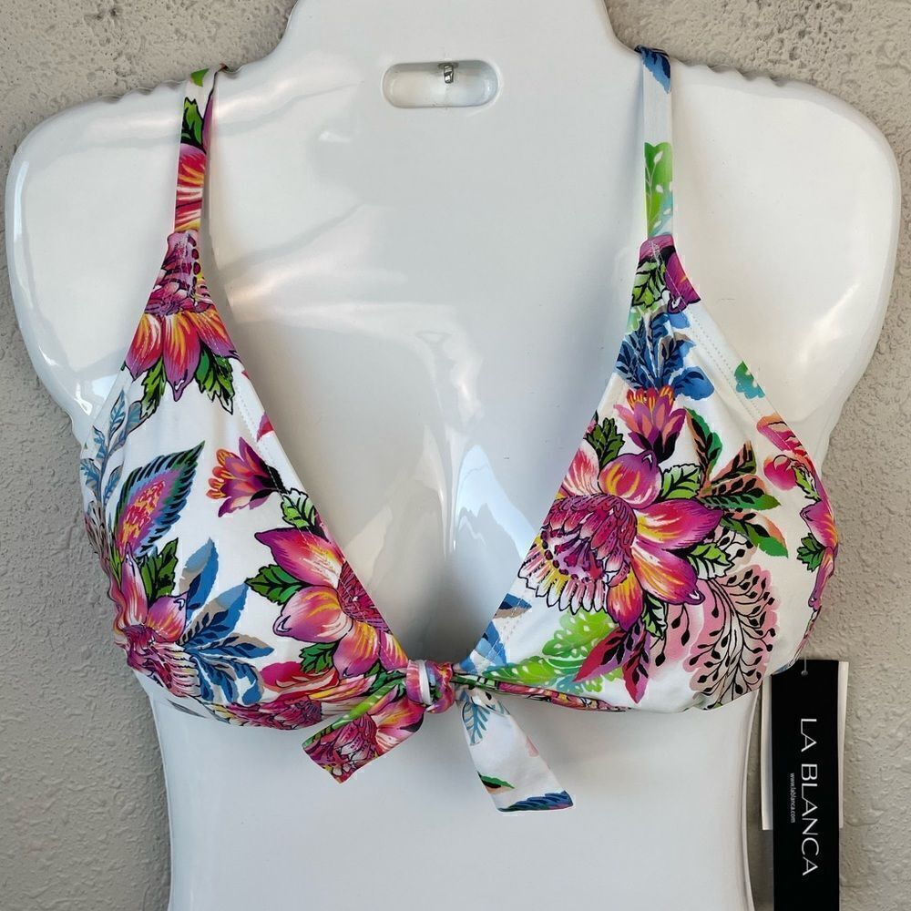 NWT La Blanca Floral Bikini Size 10